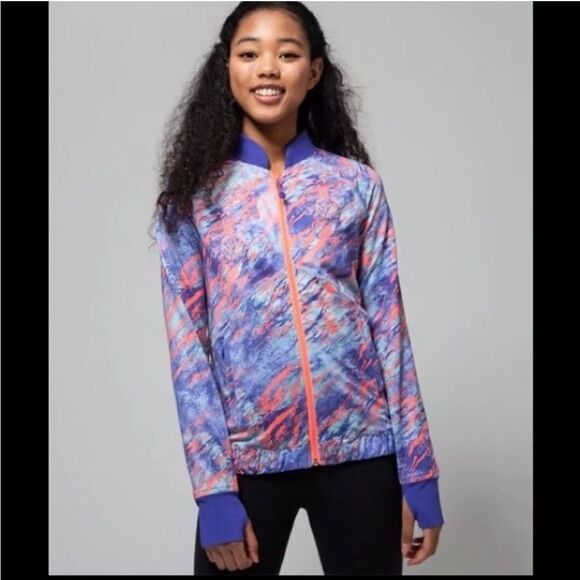 Kids Lululemon Ivivva Cool Down Reversible Jacket 10 - Picture 1 of 5